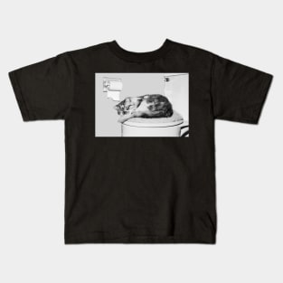 Asleep On The Throne Kids T-Shirt